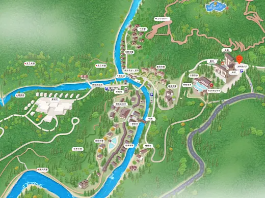祁阳结合景区手绘地图智慧导览和720全景技术，可以让景区更加“动”起来，为游客提供更加身临其境的导览体验。